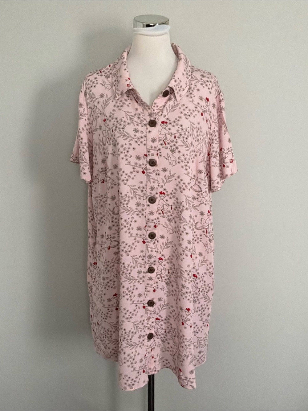 BoxLunch Exclusive-Her Universe Kiki's Delivery Service Pink Floral Dress-Tag 3X